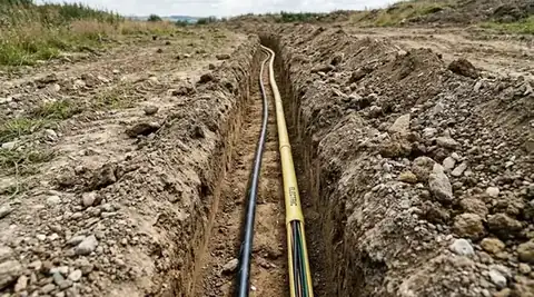 Tranchée gaz